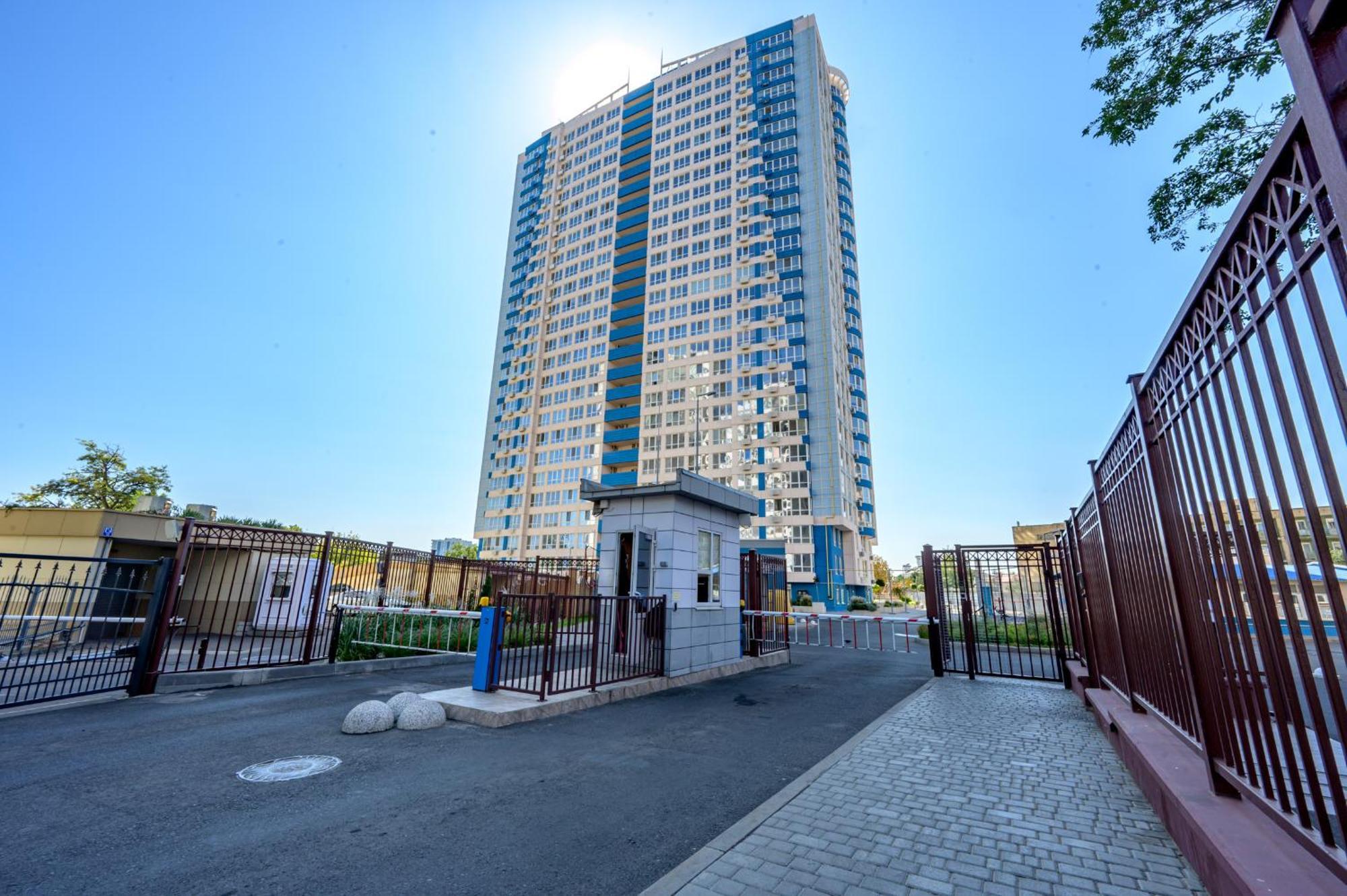 Светлая Квартира Новый Берег Odessa Exteriör bild